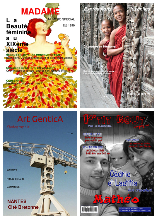 4 magazines photos participant au concours à découvrir !