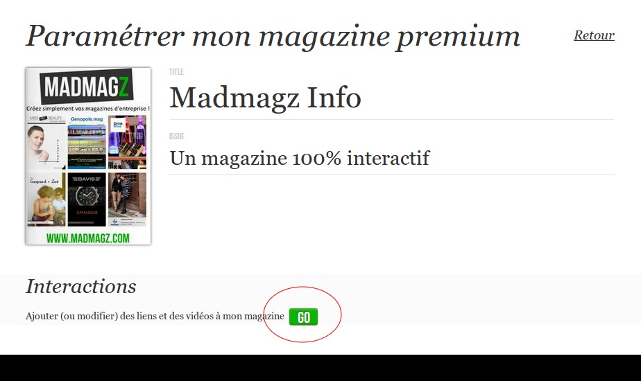 magazine interactif, magazine numérique, magazine Peremium