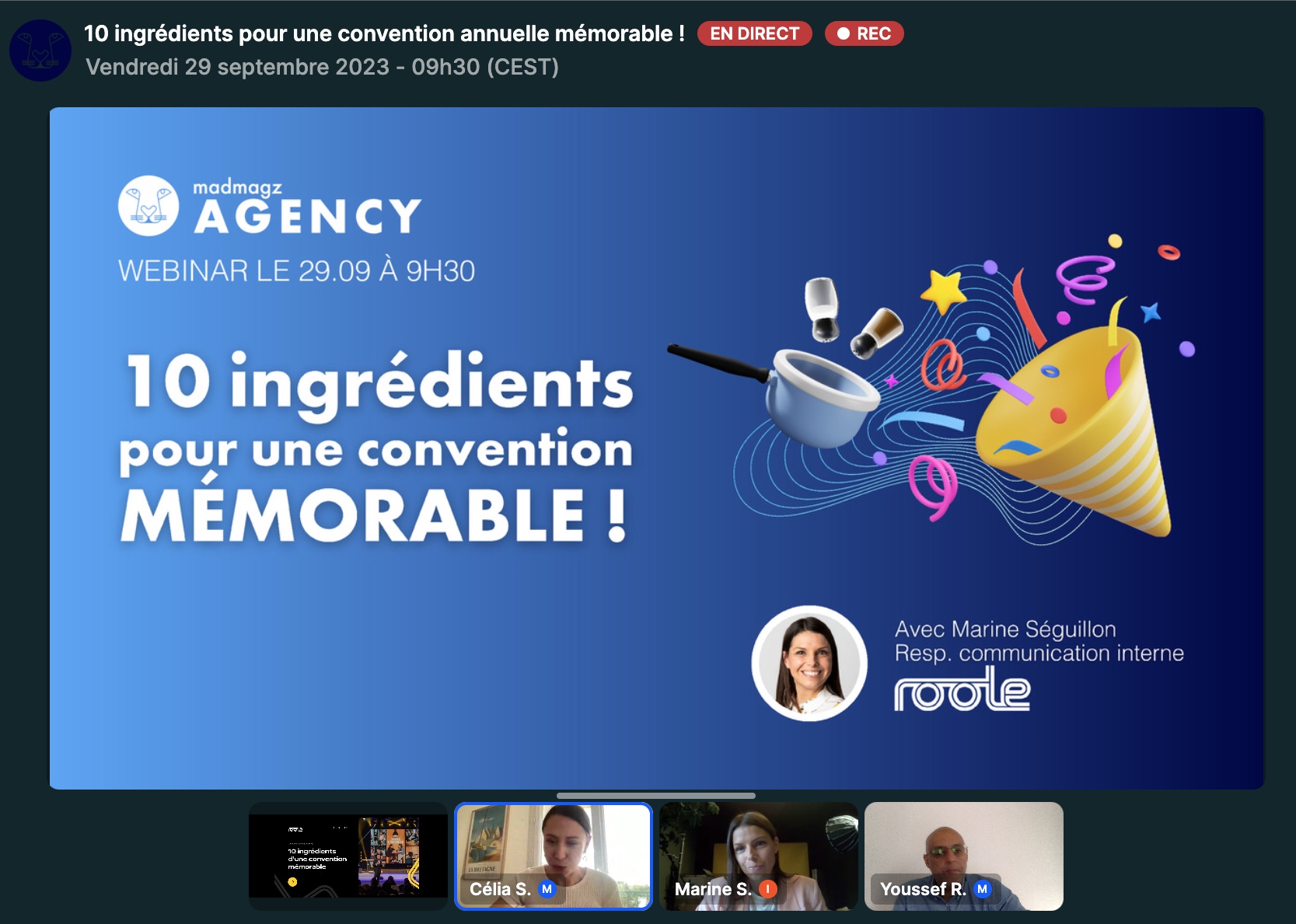 webinaire madmagz agency convention annuelle
